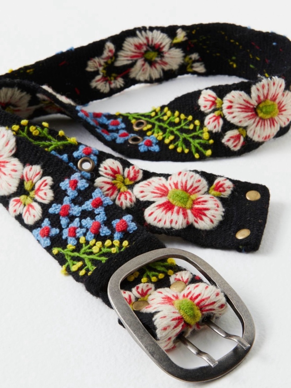 Free People Dream in Color Belt Forest Wander Size L New with Tags
